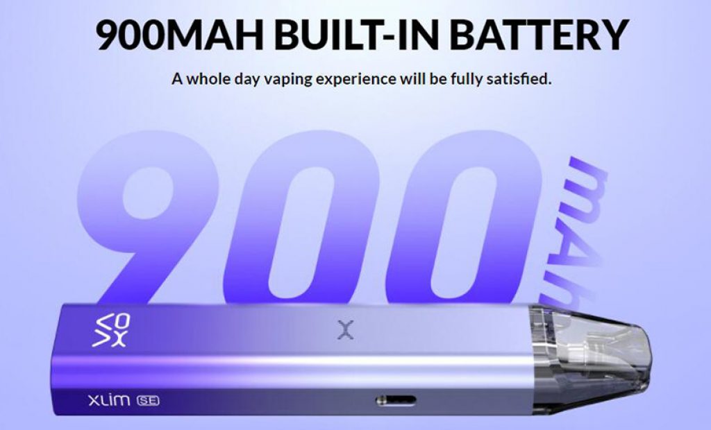 OXVA Xlim SE Kit 900mAh-batterij