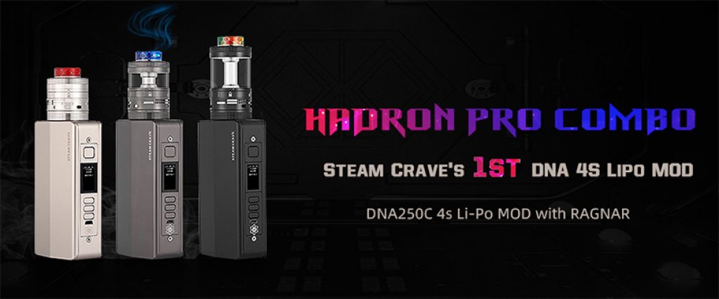SteamCrave Hadron Pro DNA250C Combo Kit feature