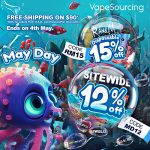 Best Deal 12% off Sitewide for May Day Sale – Vapesourcing Deals