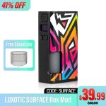 $39.99(41% off) for LUXOTIC SURFACE Box Mod and get a FREE Luxotic Surface Glasstube – Joyetech USA