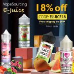 Best Price 18% OFF for All E-juice