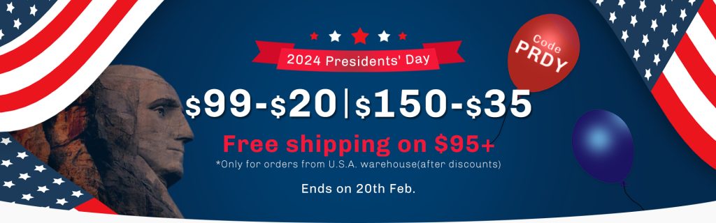  Presidents' Day Sale