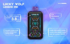 Just Pay $9.88 for SnowWolf Lucky Wolf Legend 25K Disposable Vape
