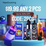 Just Pay $19.99 for Any 2PCS Disposable Kit – Vapesourcing Coupon