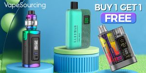 Best Offer Buy One Get One Free at Vapesourcing 3 Buy One