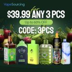 Only Pay $39.99 for Any 3PCS Disposable Kit – Vapesourcing Deal