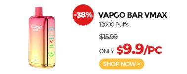 VAPGO BAR Vmax Disposable Vape 12000 Puffs 16ml