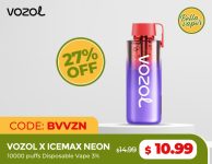 Now Pay $10.99 for VOZOL Neon 10000 Puffs Disposable 3%