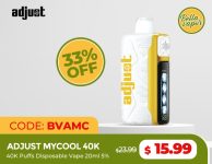 Now Pay $15.99 for Adjust Mycool 40K Puffs Disposable Vape 20ml 5%