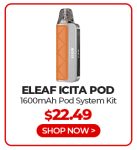 Now Pay Only $22.49 for Eleaf iCita Pod System Kit