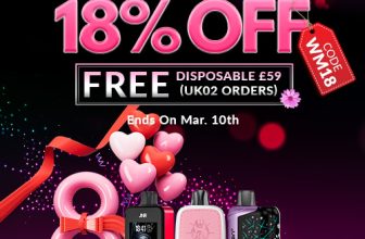 VapeSourcing UK Best OFFER! 18% OFF Sitewide For Women’s Day Vape Sale