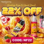 Best Offer: 22% OFF For Nicotine Free E-liquids