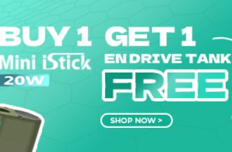 Buy Eleaf Mini iStick 20W Battery, Get a FREE EN Drive Tank at Bellavapor