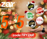 Cool Deal! Try zar AirPouch 5 cans for $5 with code TRYZAR