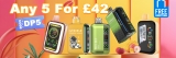 Now Pay £42 for Any 5 Disposable Vape Kits