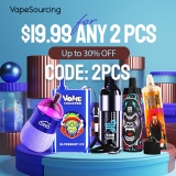 Just Pay $19.99 for Any 2PCS Disposable Kit – Vapesourcing Coupon