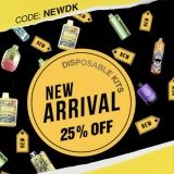 Good Price Get 25% off Any New Arrival Disposable Vape