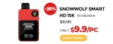 Good Price SnowWolf Smart HD 15K Limited Disposable Vape 5% Nicotine