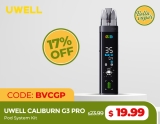 Now Pay $19.99 for Uwell Caliburn G3 Pro Pod System Kit