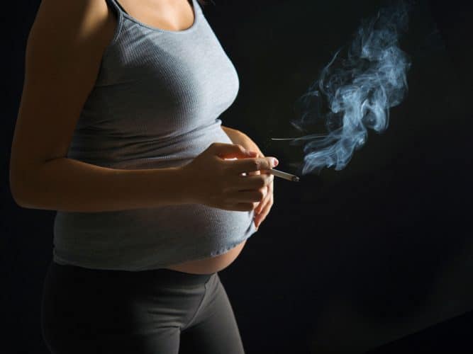 fumare durante la gravidanza