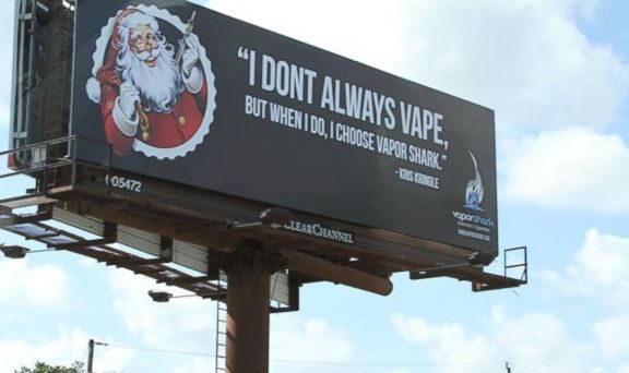 vape products advertising