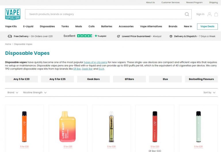 Best Online Vape Stores to Buy Cheap Disposable Vapes [2023] My Vape