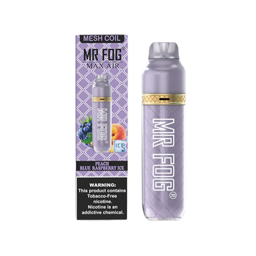 Mr Fog Max Air Disposable Vape - персиково-черничный лед