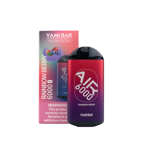 YAMI BAR Air 6000 - رينبو بيري