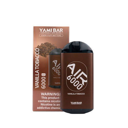 YAMI BAR Air 6000 - Tabac Vanille
