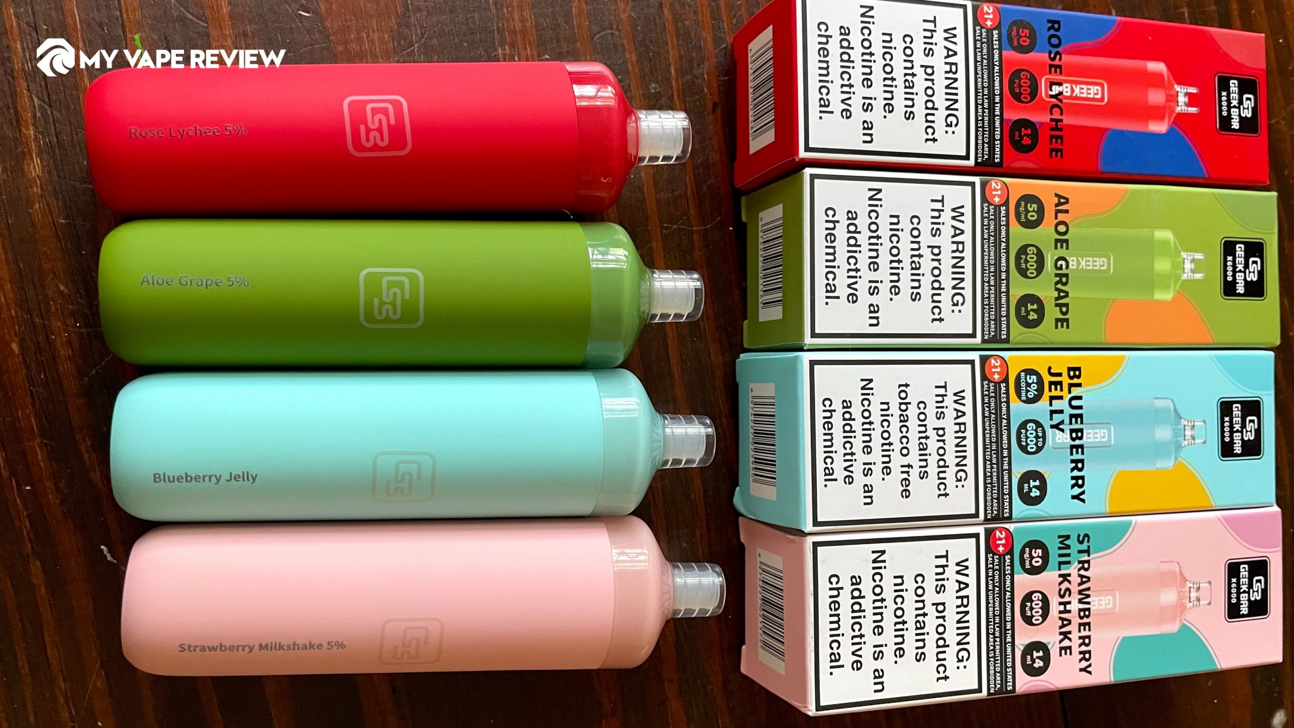 geek bar 6000 flavors Strawberry Dragon Geek Bar Pulse X 25K THERMAL EDITION main image 0
