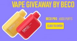 Beco pro 6000 puffs disposable vape giveaway