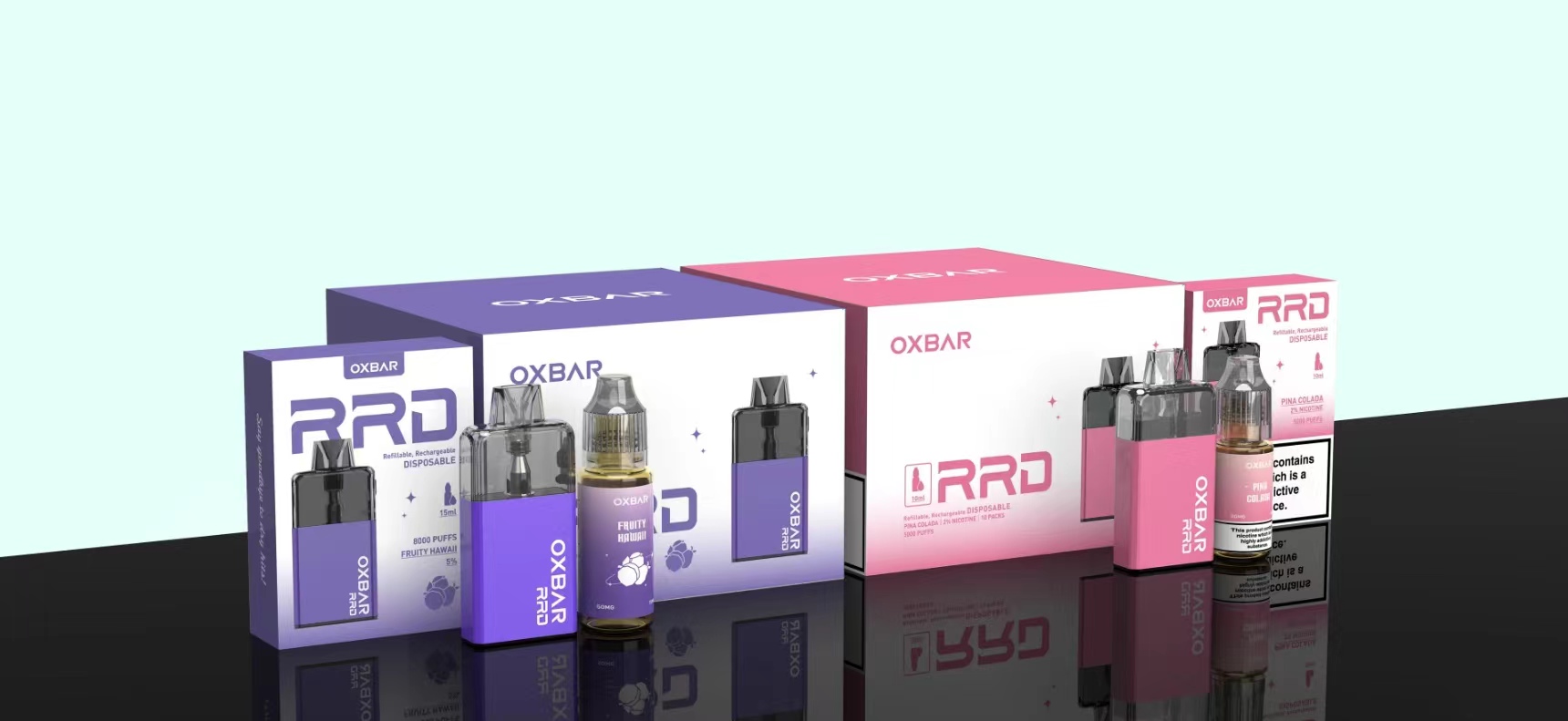 د OXBAR RRD د ضایع کیدو وړ vape_package منځپانګه