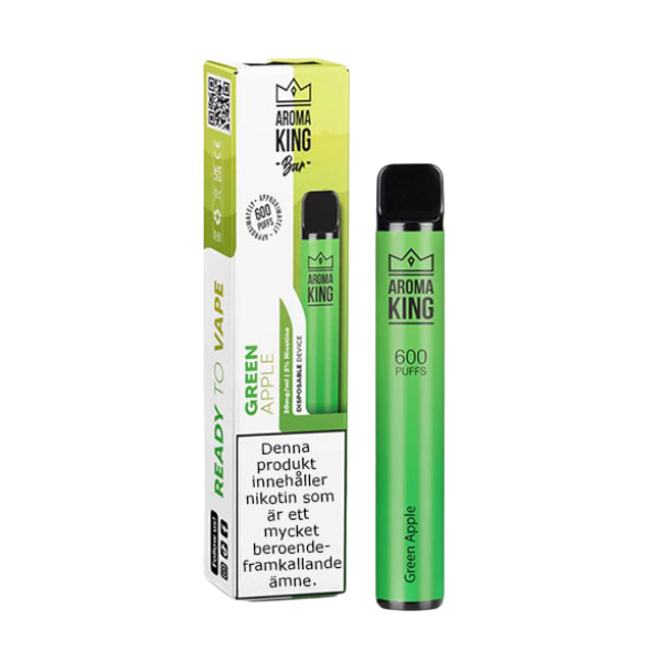 Aroma King 600 Puffs_Green Apple