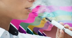 teenager vaping