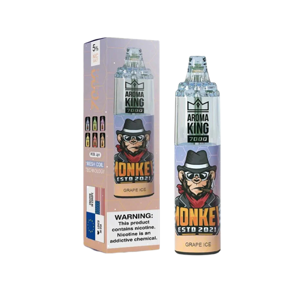 Aroma king 7000 trekjes_druivenijs