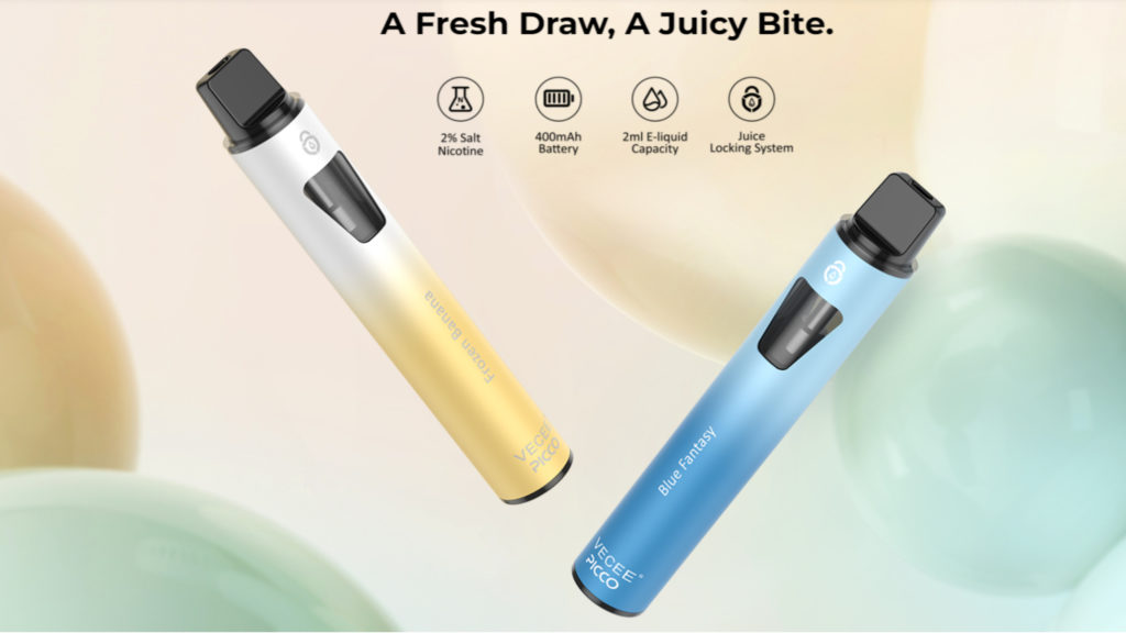 2ml vape juice how many puffs VECEE PICCO 600 Puffs Disposable Vape PREVIEW | Features & Flavors