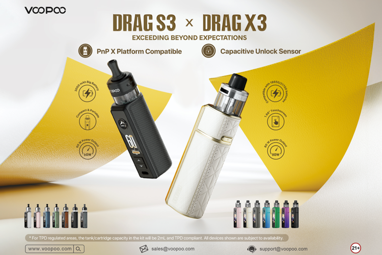 VOOPOO Drag X3, VOOPOO Drag S3
