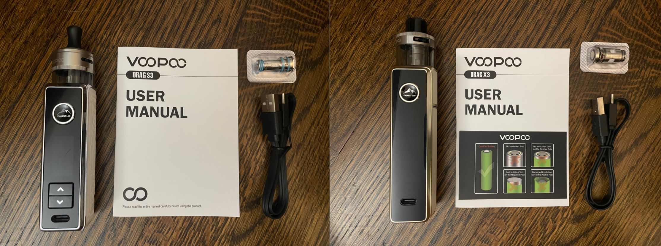 VOOPOO Drag X3, VOOPOO Drag S3