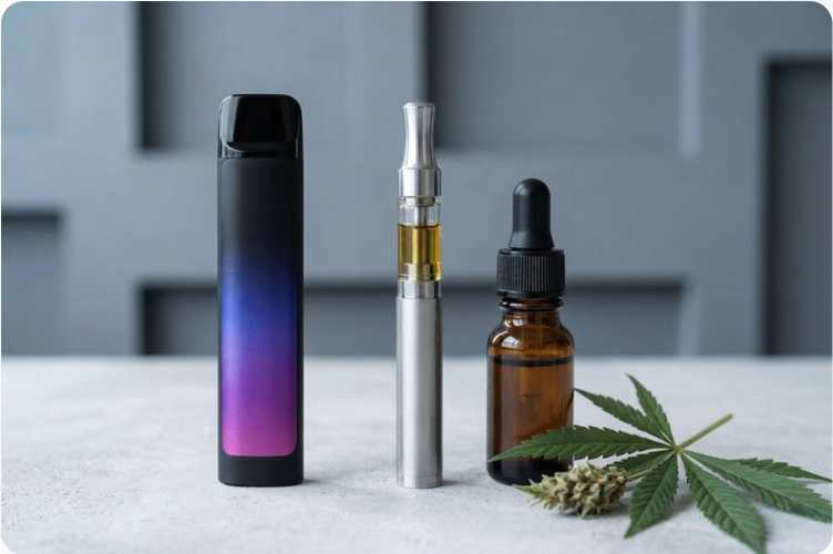 Nicotine-vape-CBD-vape