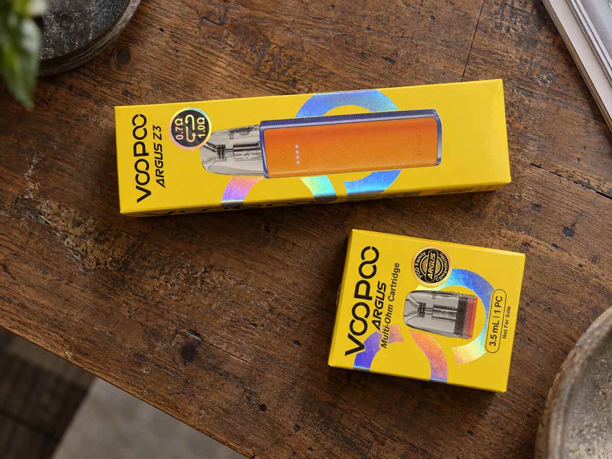 VOOPOO ARGUS Z3 box contents flavors