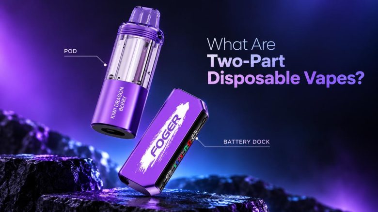 what are two-part disposable vapes pod dock cover