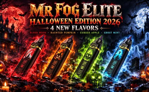 MR FOG Elite Halloween Edition 2026 four flavors cover