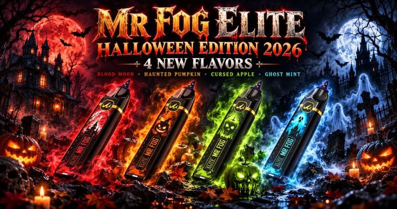 MR FOG Elite Halloween Edition 2026 four flavors cover