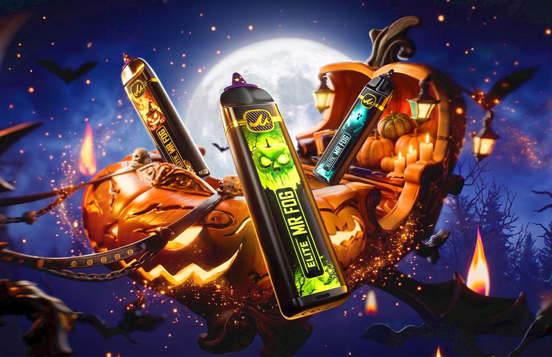 MR FOG Elite Halloween Edition 2026 four flavors cover