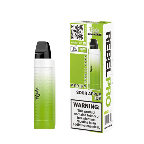 Vaporisateur jetable Hyde Rebel Pro - Sour Apple Ice